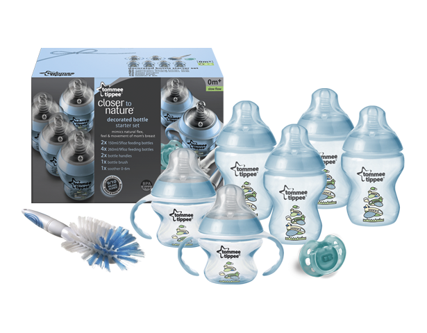 Tommee Tippee Closer to Nature Bottle Starter Set Blue