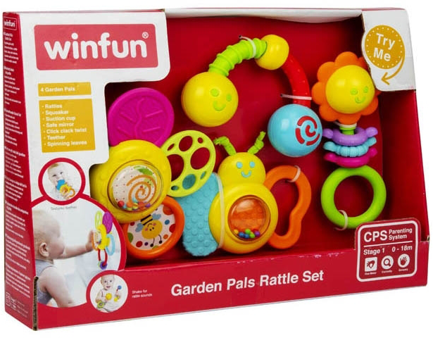 Winfun Garden Pals Rattle Set – BabyCloset