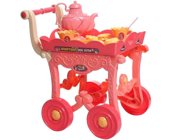 Mini Tea Trolley Toy Play Set