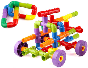 3D Construction Pipe Building Blocks