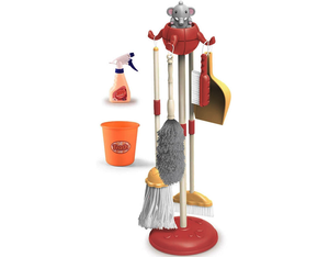 Kids Broom Mop Cleaning Trolley Set