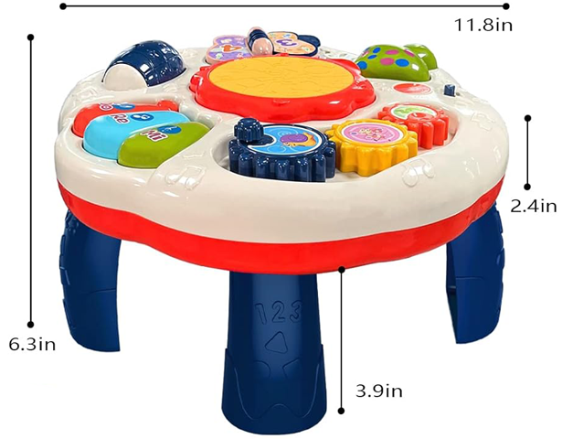 Baby Activity Table 3-in-1 Play Toy