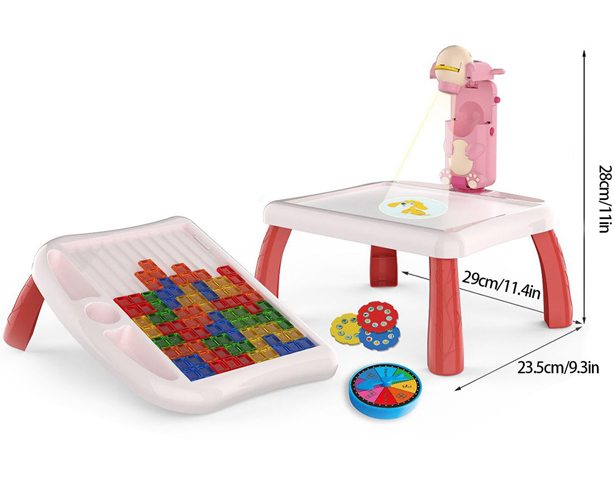 4in1 Painting Luminous Easel Play Set