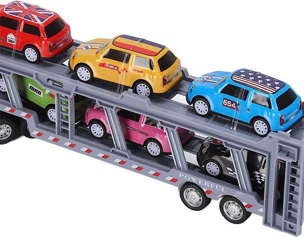 Double Decker Truck With Cars