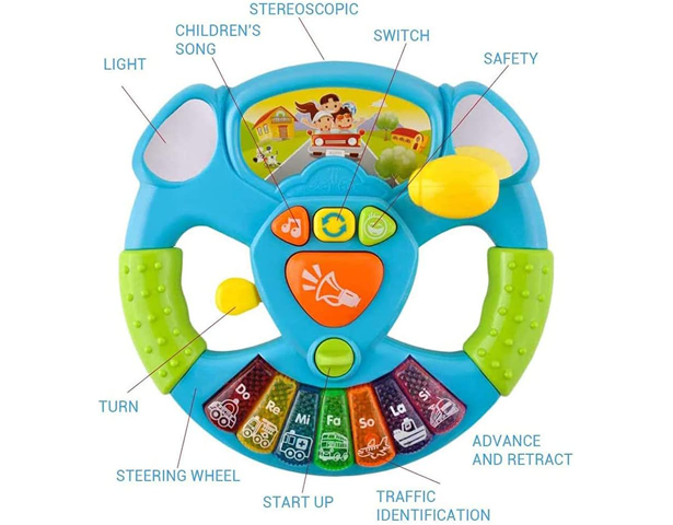 Steering Wheel Car Driving Toy