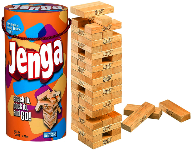 Classic Jenga Game Hardwood Blocks