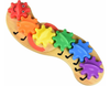 Colorful Rotating Gear Caterpillar