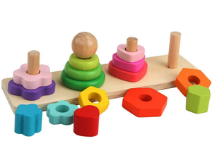 Wooden Four Column Rainbow Tower