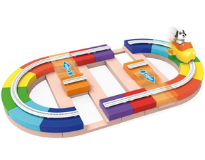 Railway Train Track Block Assemble Game