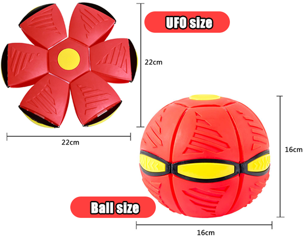 Flying Flat Disc Ball With LED Lights