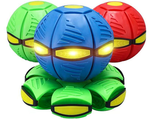 Flying Flat Disc Ball With LED Lights