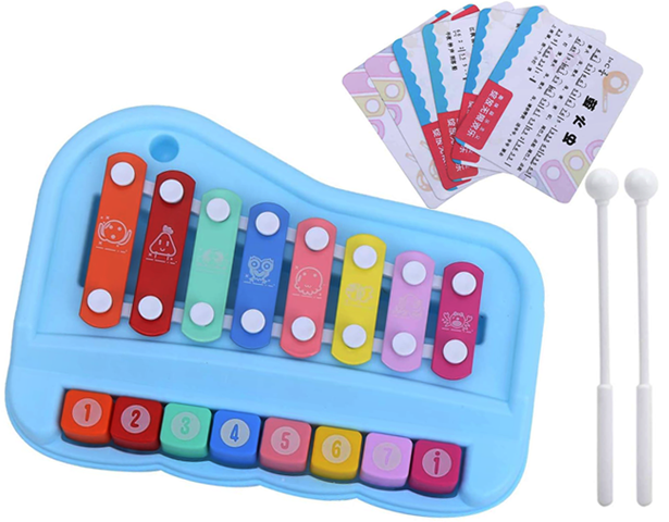 2In1 Piano Xylophone Musical Toy