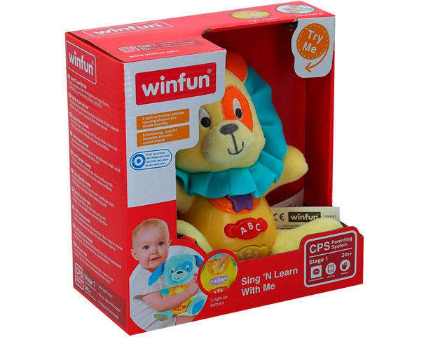 Winfun Sing 'N Learn With Me-Caesar The Lion