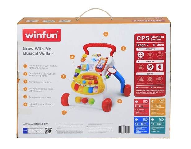 Winfun top musical walker
