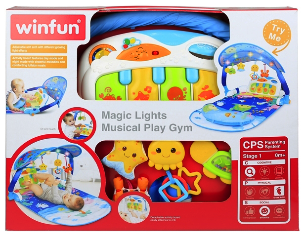 Winfun magic lights and musical play gym sales