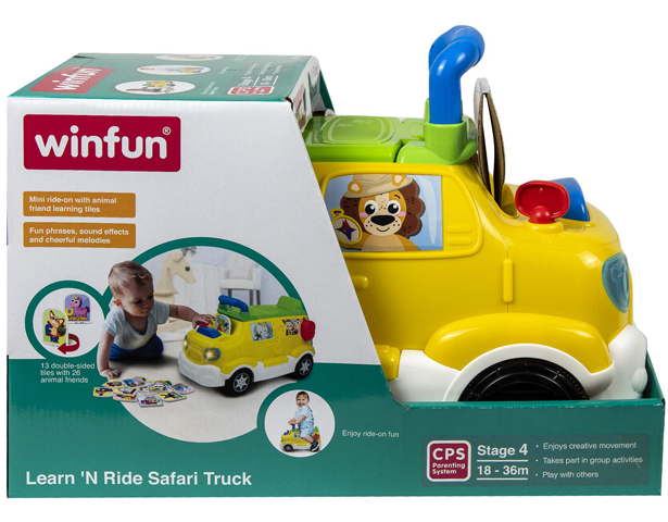 Winfun Learn 'N Ride Safari Truck
