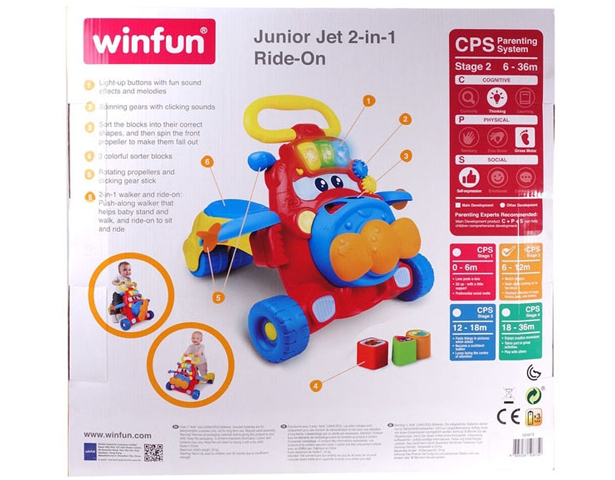 Winfun Junior Jet 2-in-1 Ride-On