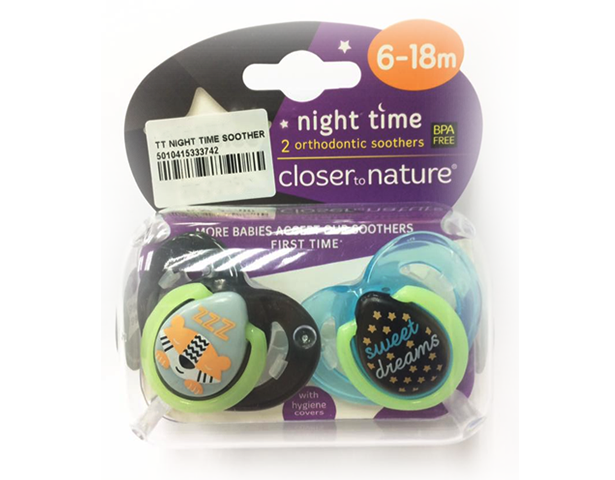 Tommee Tippee Night Time Soother 6-18 Months