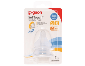 Pigeon W/N Peristaltic Plus Nipple - S