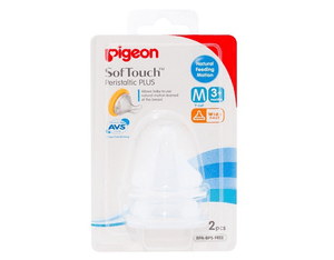 Pigeon W/N Peristaltic Plus Nipple - M