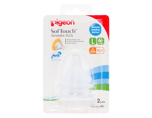 Pigeon W/N Peristaltic Plus Nipple Large