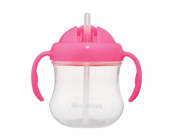 Pigeon Mag Mag Straw Cup (Pink)