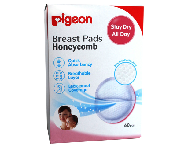 Pigeon Breast Pads Honeycomb 60Pcs