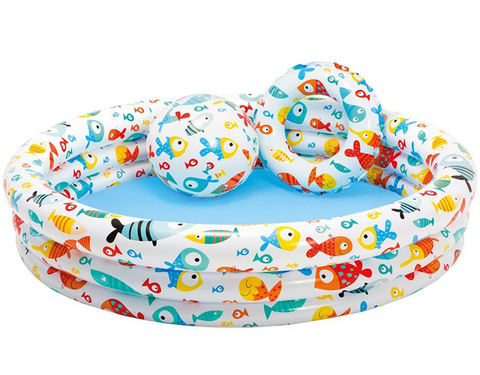 Intex Fishbowl Pool With Ball & Tube