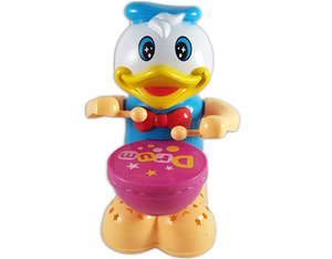 Happy Duck Drummer With Light & Sound