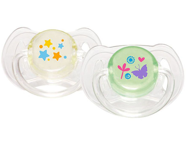 Pink Baby Orthodontic Silicone Pacifier 18-24m