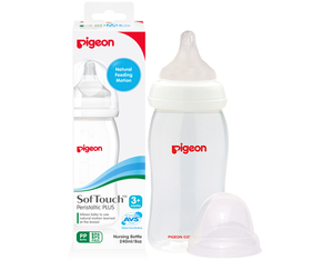 Pigeon Peristaltic Plus PP Wide Neck Bottle 240ml