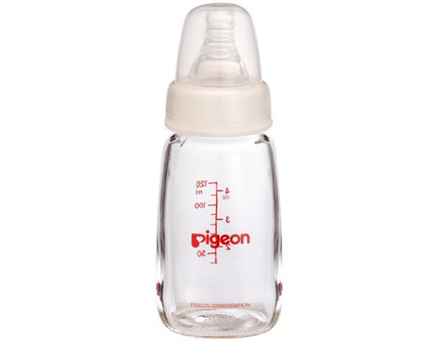 Glass online feeding bottle