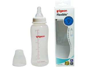 Pigeon Flexible Stream Line Feeding Bottle 250ml