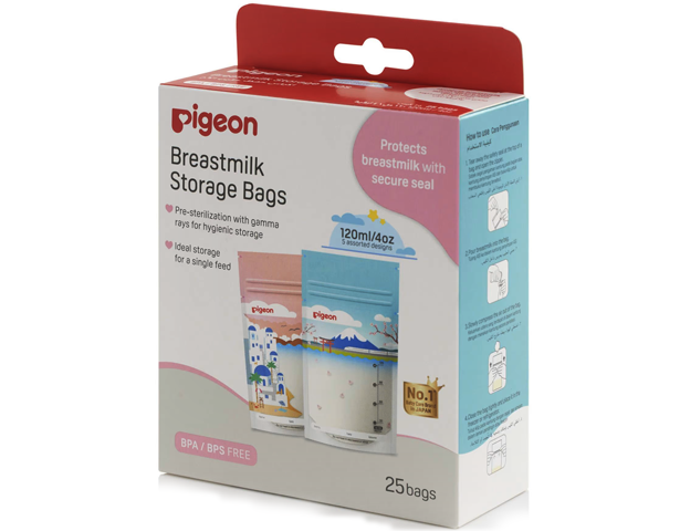Pigeon Breastmilk Storage Bag Holiday 120ml