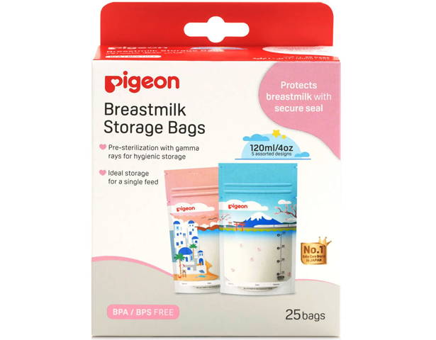 Pigeon Breastmilk Storage Bag Holiday 120ml
