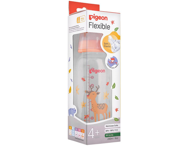 Pigeon Flexible Feeding Bottle - Deer