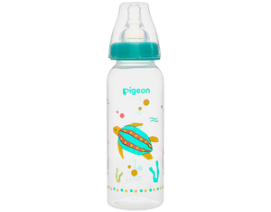 Pigeon Flexible Feeding Bottle - Turtle