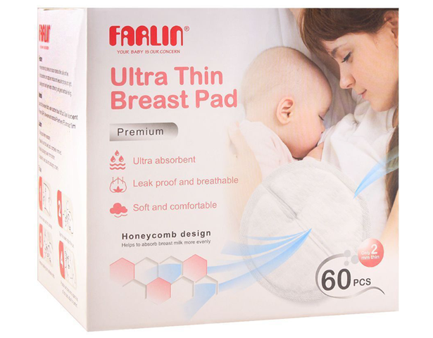 Farlin Ultra Thin Disposable Breast Pads Premium 60 Pcs