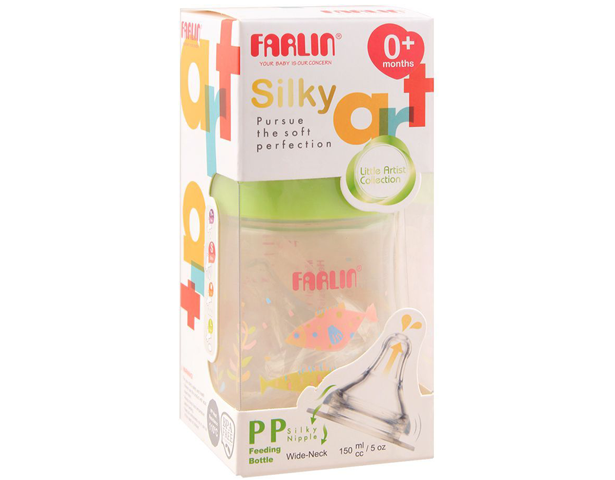 Farlin Silky PP Wide Neck Feeding Bottle 150ml