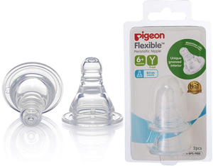 Pigeon Stretchable Nipple Y Cut 2pcs