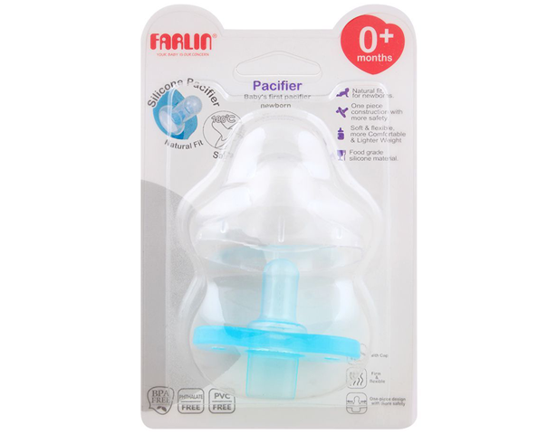Farlin Natural Fit Silicone Pacifier, 0m+