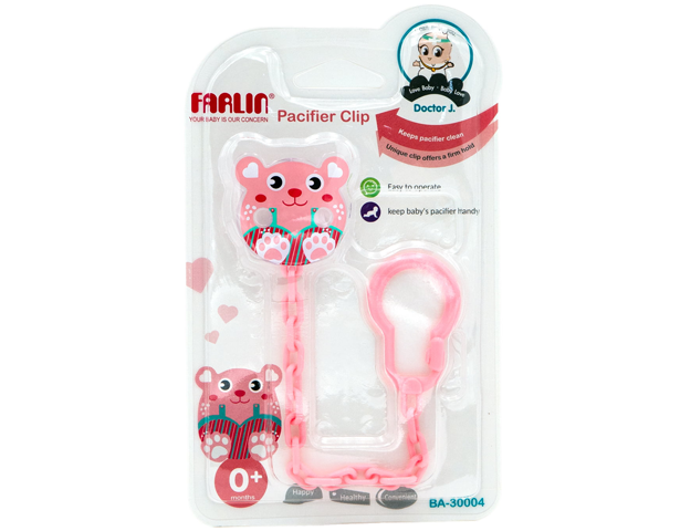 Farlin Pacifier Clip - Bear