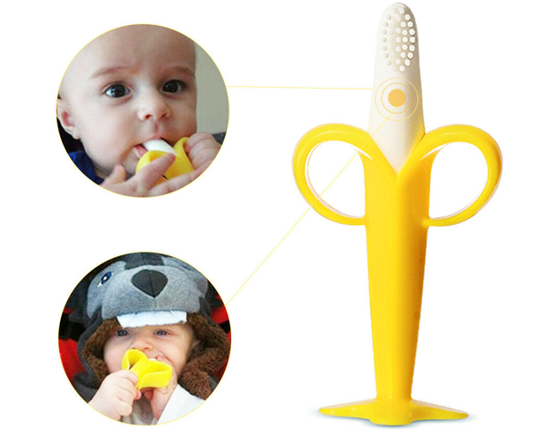 Mumlove Banana Teether/Brush – BabyCloset - Main Image