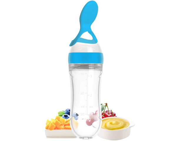 Silicone Squez Feeder With Spoon