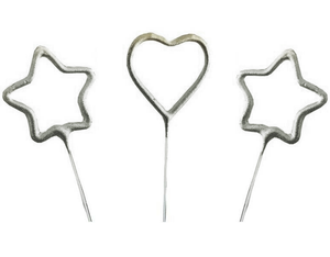 Birthday Candles Heart & Stars