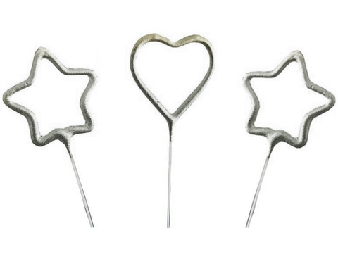 Birthday Candles Heart & Stars