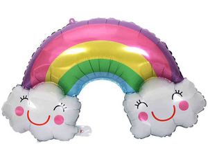 Radiant Rainbow Foil Balloon