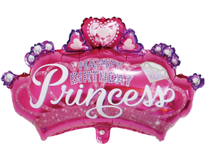 Happy Birthday Princess Foil Balloon