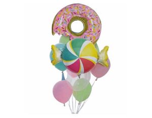 Bouquet Donut Balloon 9pcs