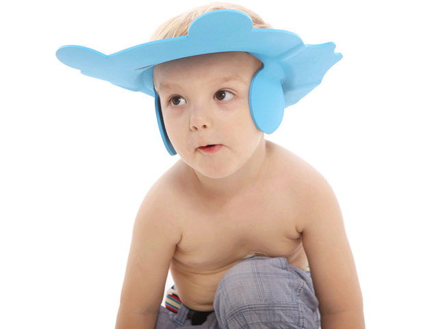 Adjustable Baby Shower Hat Blue